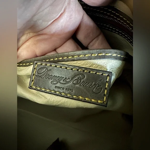 NEW Dooney & Bourke Florentine Laurel Hobo Bag in Charcoal - Picture 10 of 12